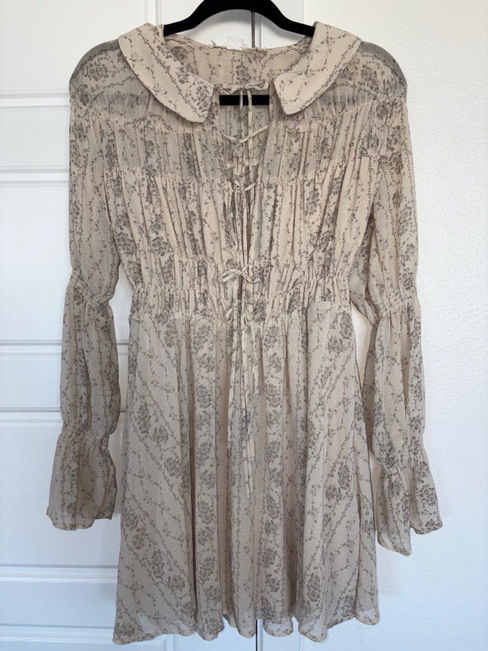 Urban Outfitters Kimchi Blue Boho Long Sleeve Floral Dress